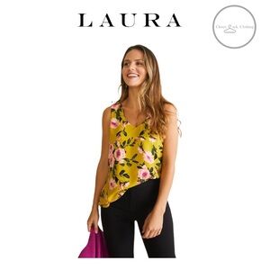 Laura Plus Floral Top Size 18